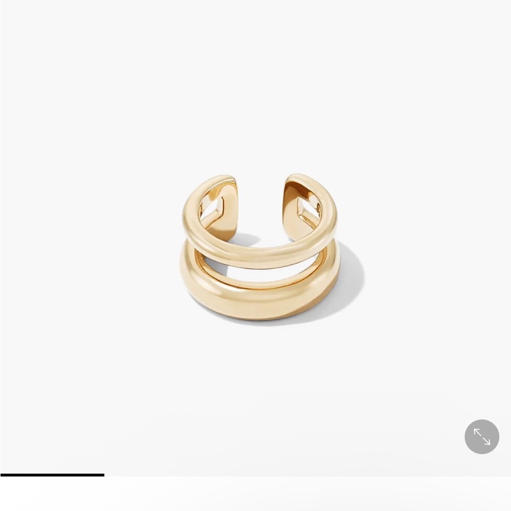 MEJURI SINGLE DUET EAR CUFF 18K GOLD VERMEIL + FREE NAME BRAND BONUS GIFT!🎁